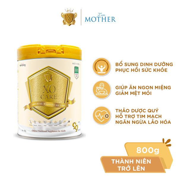 Sữa Bột XO Care 800g bổ sung dinh dưỡng, phục hồi sức khoẻ nhanh cho người trưởng thành