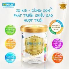 Sữa Bột XO Kid GT 800g cho trẻ 2-15 tuổi khỏe mạnh, phát triển toàn diện