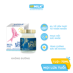 Tổ Yến Nguyên Chất Chưng Gừng Có Đường/Không Đường VPMilk True Nest