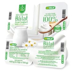 [Date Mua 2 giảm 50%] Sữa chua uống/Sữa chua ăn VPMilk Đà Lạt True Yogurt dinh dưỡng cao - CHỈ GIAO HÀNG TẠI HCM