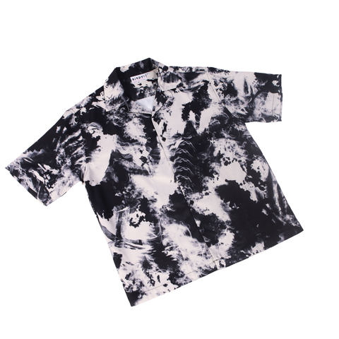  SƠMI PATTERN TIE DYE/black 
