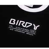  BIRDY LINE TEE/Black 