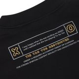  ÁO SWEATER  BIRDY TIC TAC TOE RESTRICTED/Black 