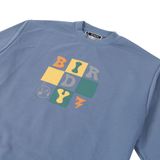  ÁO SWEATER  BIRDY TIC TAC TOE RESTRICTED/Blue 