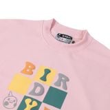  ÁO SWEATER  BIRDY TIC TAC TOE RESTRICTED/Pink 