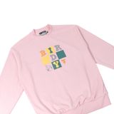 ÁO SWEATER  BIRDY TIC TAC TOE RESTRICTED/Pink 