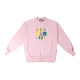  ÁO SWEATER  BIRDY TIC TAC TOE RESTRICTED/Pink 