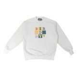  ÁO SWEATER  BIRDY TIC TAC TOE RESTRICTED/white 