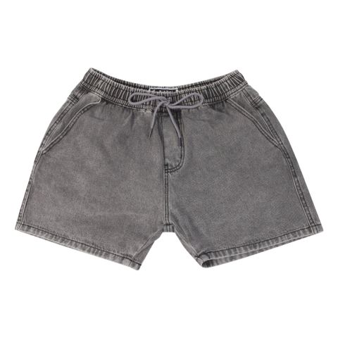  QUẦN SHORTS JEANS WASHED BIRDY STUDIO/grey 