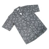  ÁO SƠMI CUBAN BIRDY BANDANA/Grey 