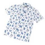  ÁO SƠMI PATTERN DRAGON/white 