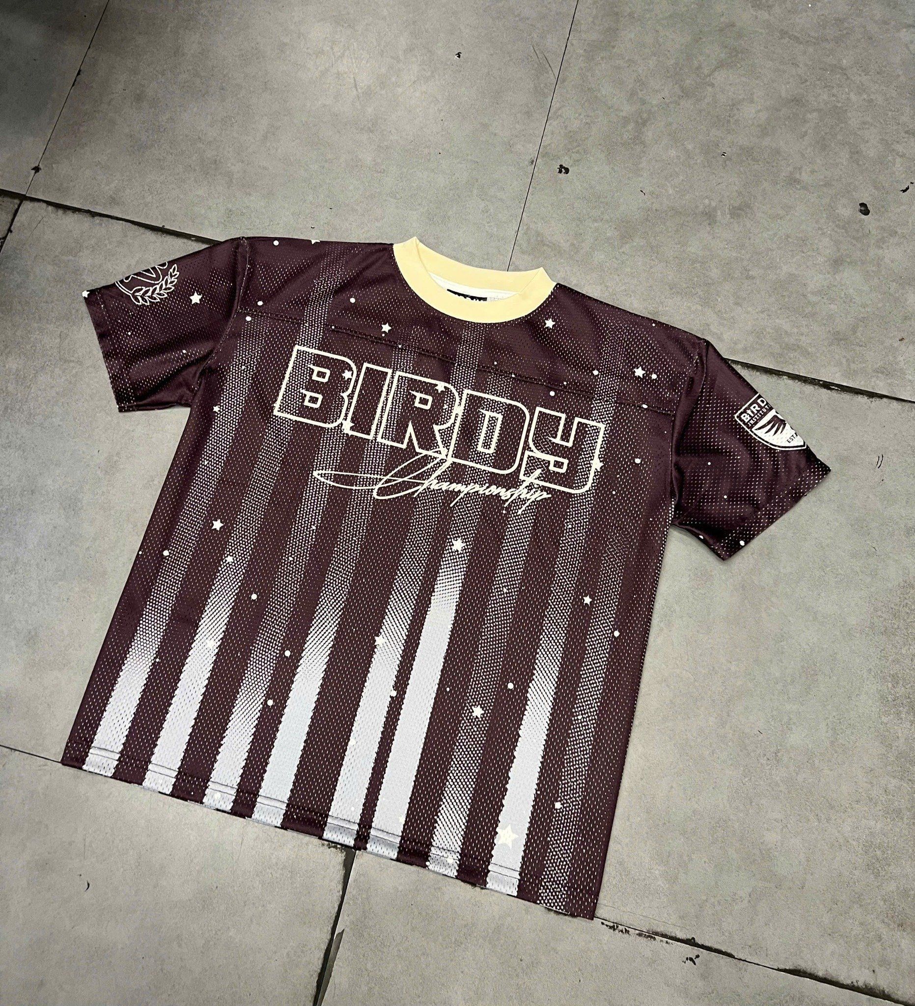  BIRDY JERSEY CHAMPION TEE/Wine 