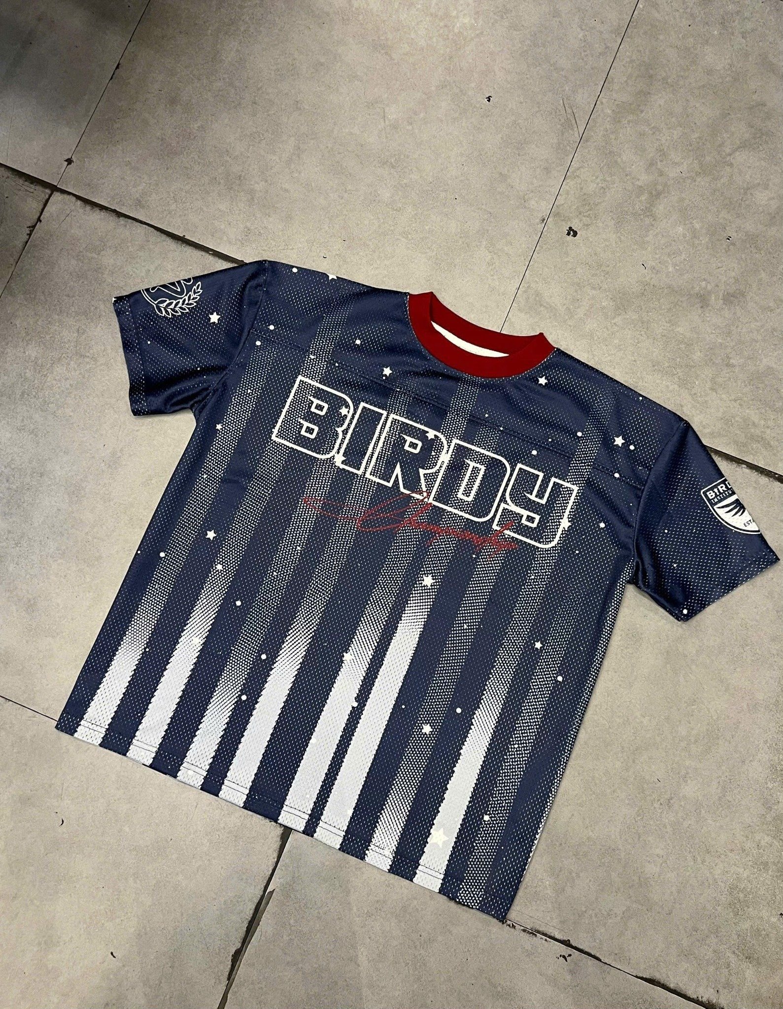  BIRDY JERSEY CHAMPION TEE/Blue 