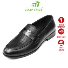 Giày Da Thật Loafer 0014 Giày Phố - Bảo Hành 06 Tháng