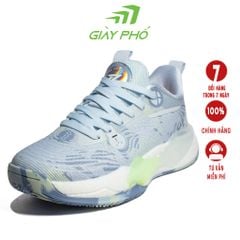 Giày Bóng Rổ 7332 Màu Trắng Xanh