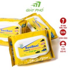 Gói 30 tờ giấy ướt lau giày cao cấp Sneaker - Lau sạch bóng giầy, dép, túi xách, ba lô