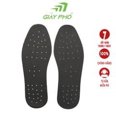 Lót Giày Da Hàng Việt Nam Chất Lượng, Lót Mềm, Có Lỗ Thoáng, Màu Đen