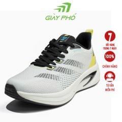 Giày Thể Thao BT7132 Màu Xám Vàng, Vải Dệt Kim Thoáng Khí