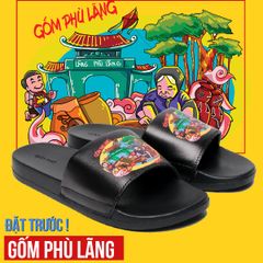 Dép Thể Thao Xrun In Hình Làng Gốm Phù Lãng - Giầy Phố