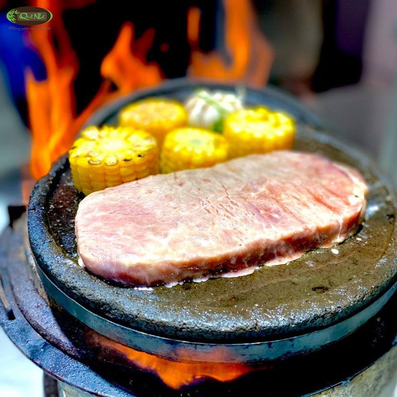 Bò Nhật đá nướng đá