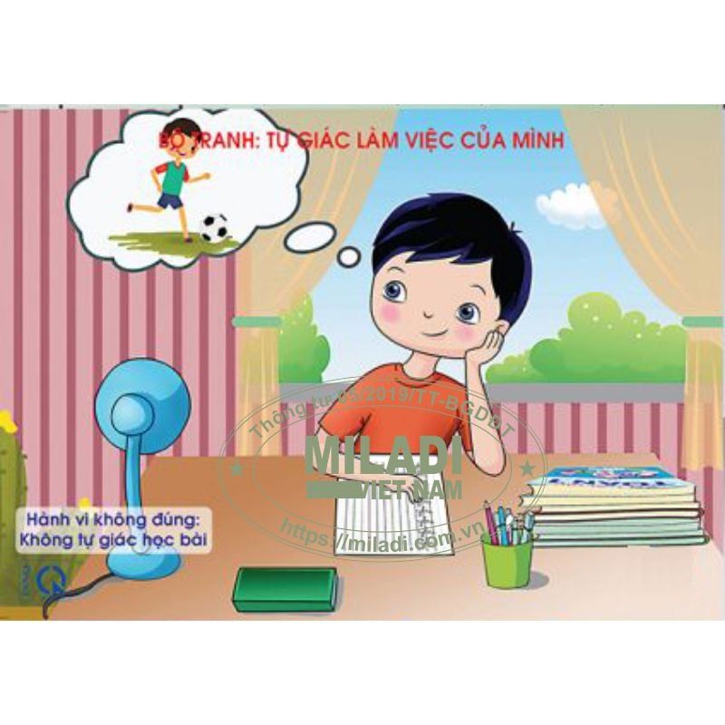  Bộ tranh: Tự giác làm việc của mình 