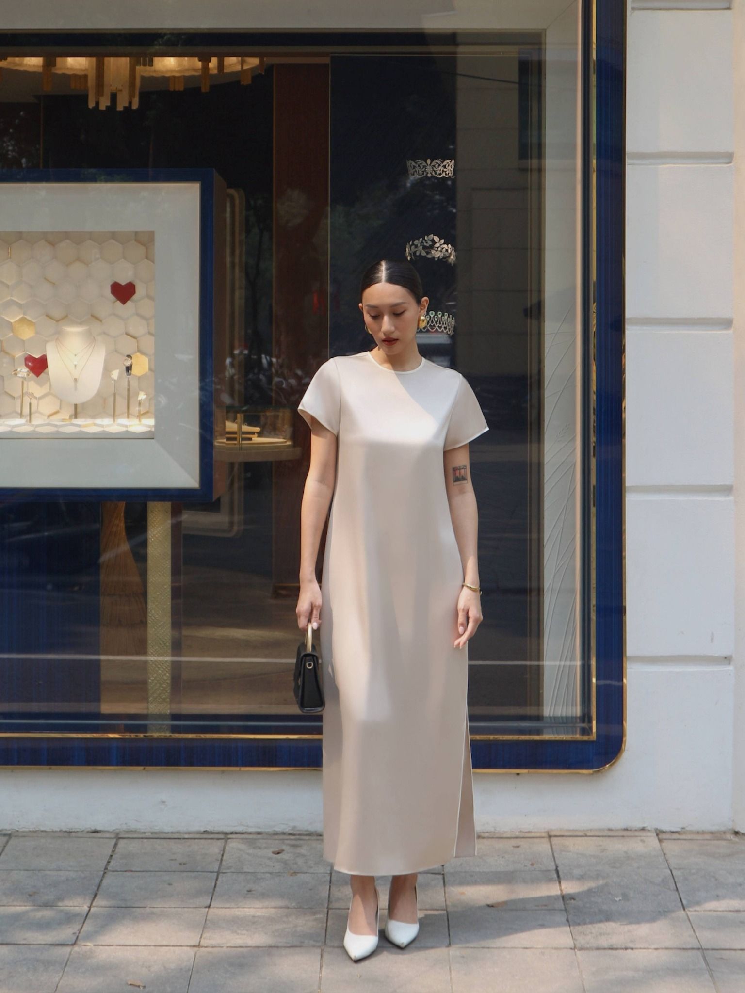 Đầm sườn xám cách điệu | Mauve Shanghai dress 