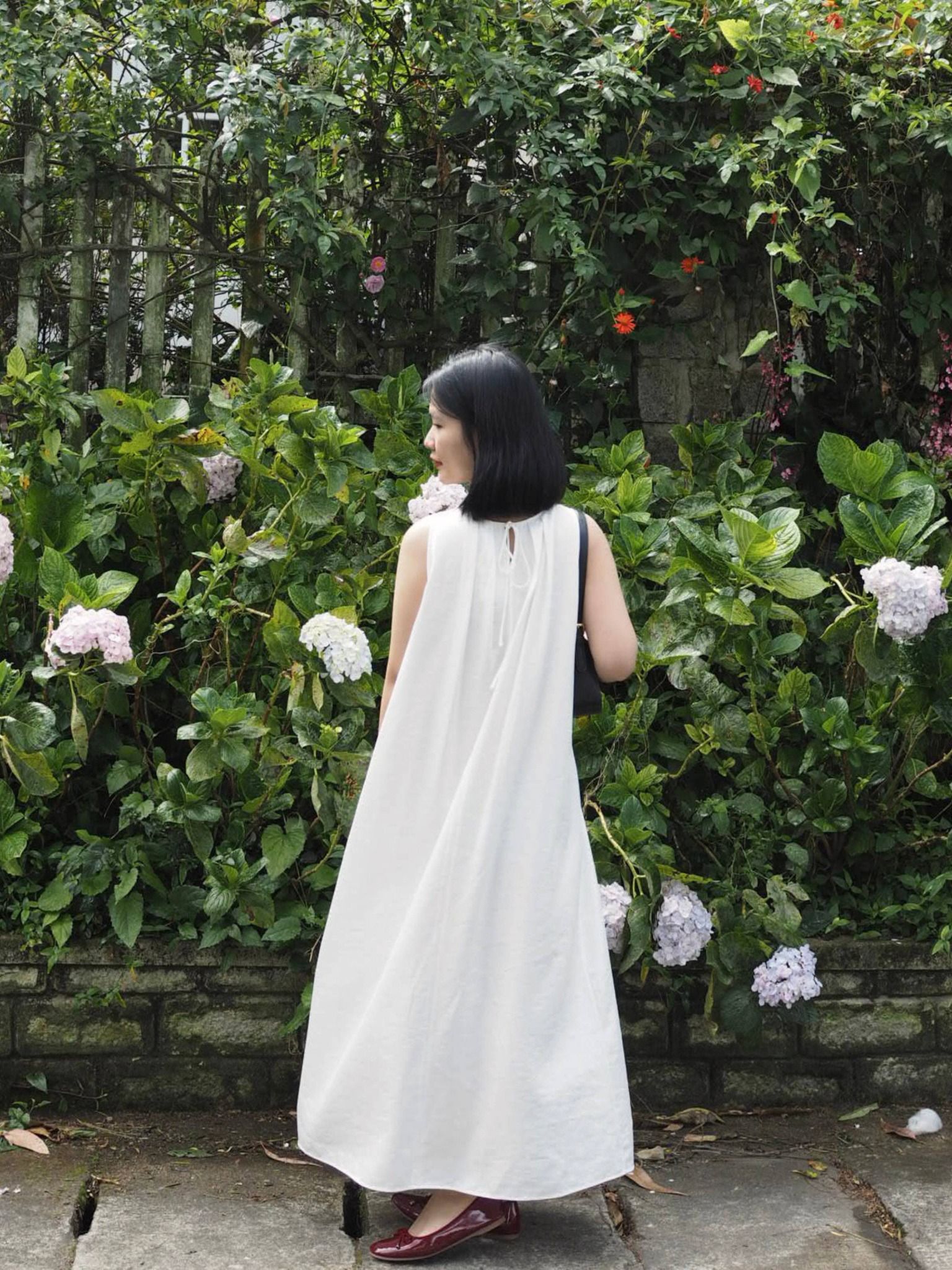  Đầm maxi trắng Mauve Delicate dress 