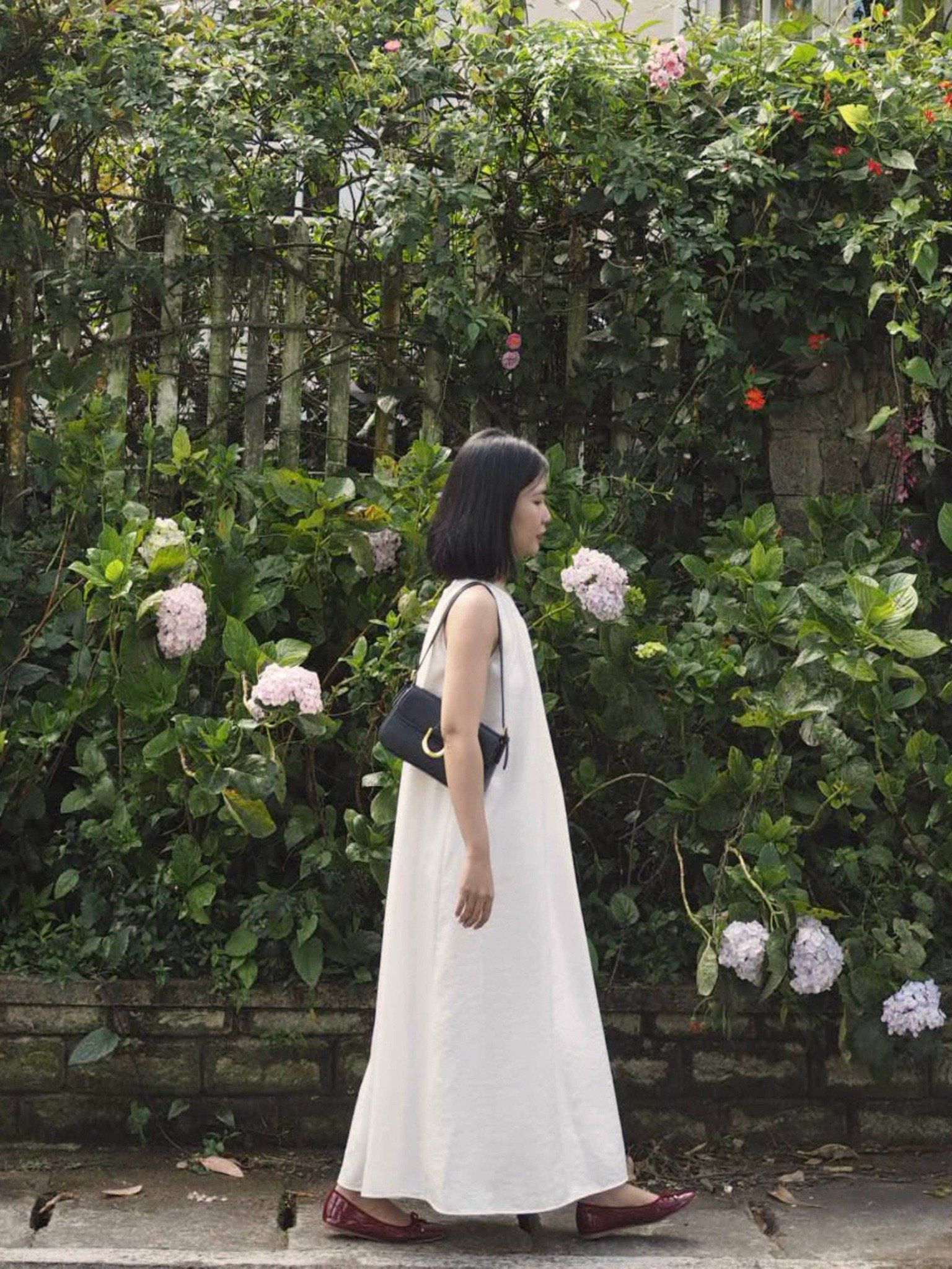  Đầm maxi trắng Mauve Delicate dress 