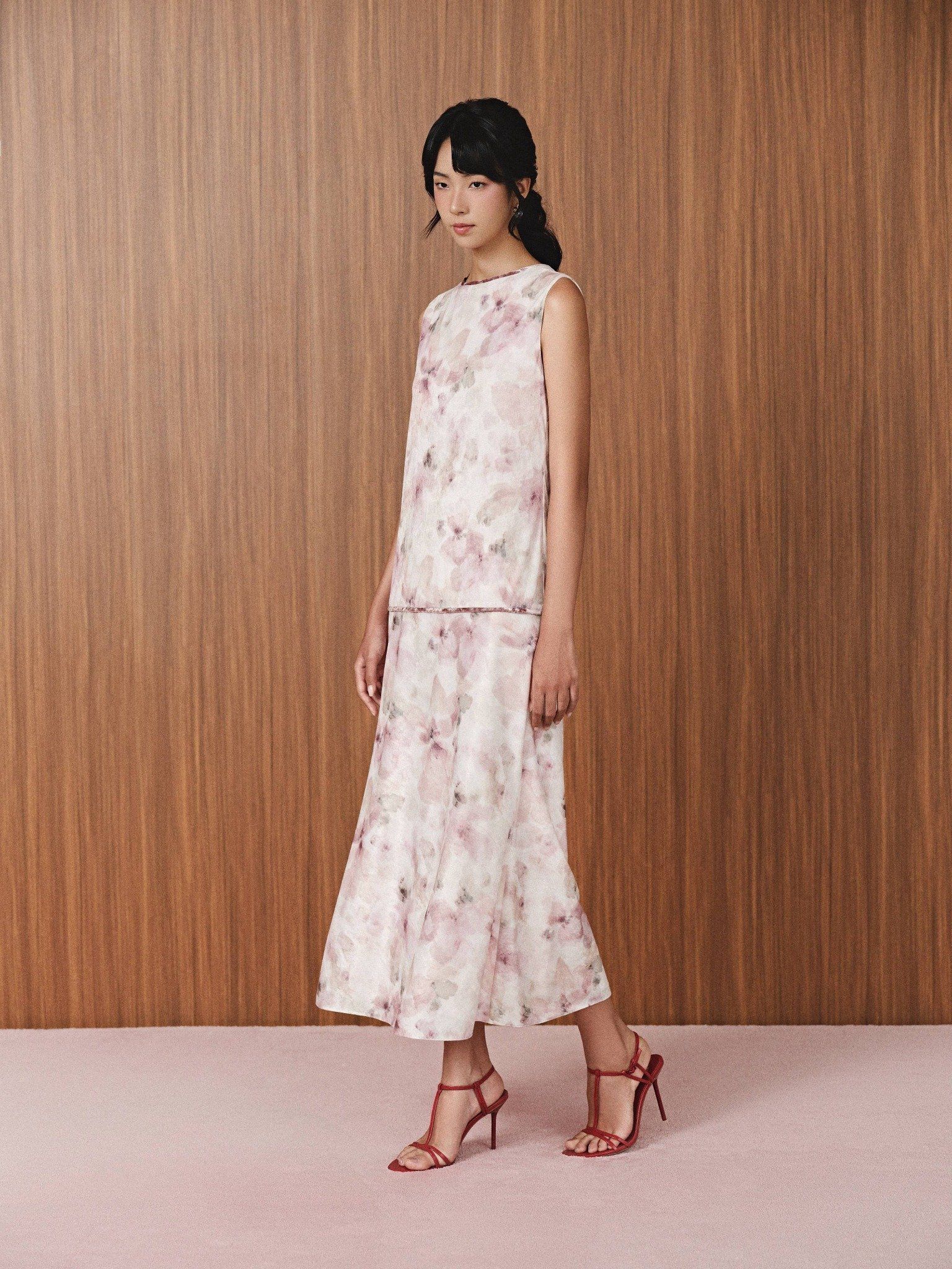  Đầm nhung đuôi cá | Mauve Lady dress 