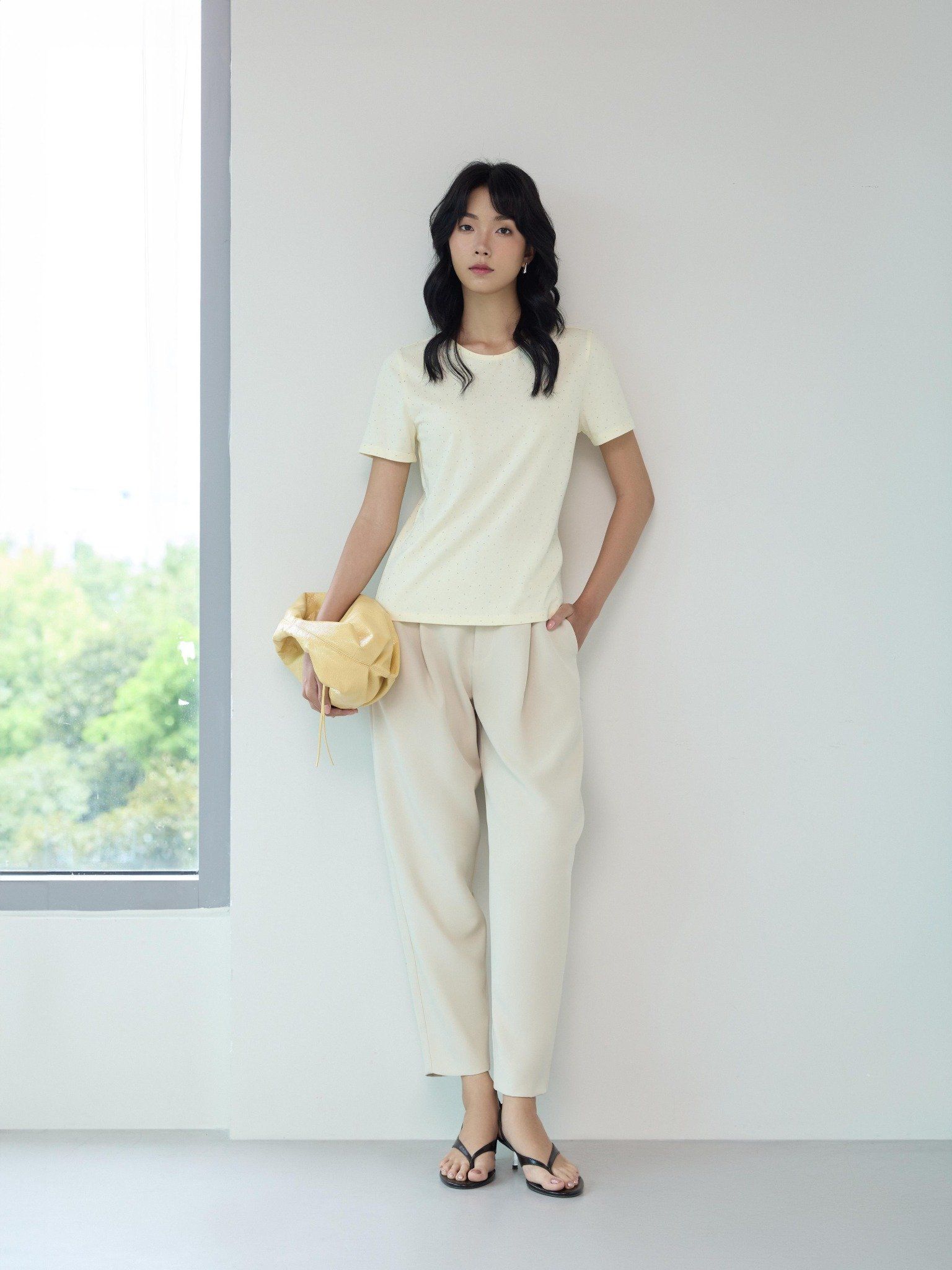  Quần tây dáng baggy | Mauve Baggy pants 