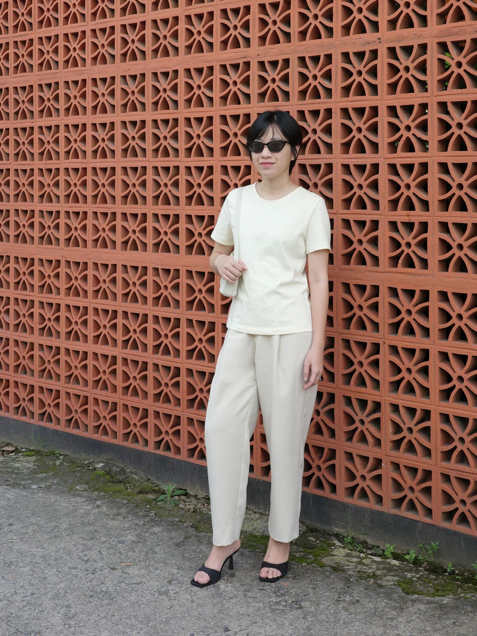  Áo phông đính hạt | Mauve Twinkle tee 