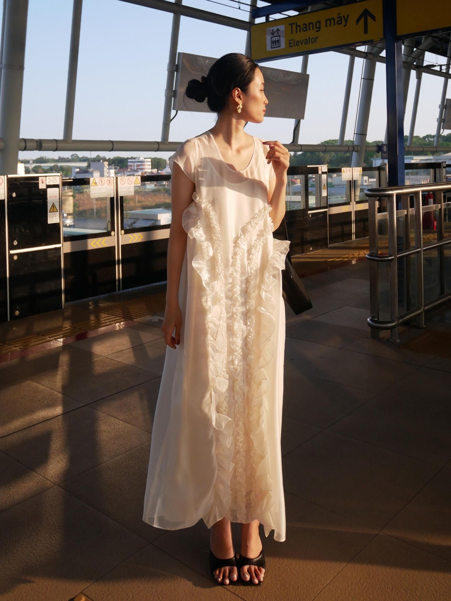  Đầm maxi tơ bèo | Mauve Muse dress 