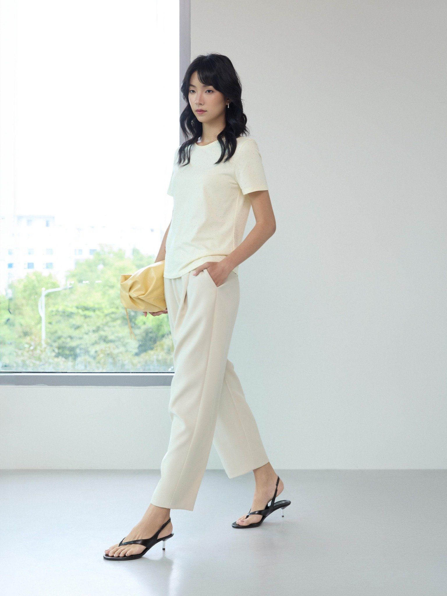  Quần tây dáng baggy | Mauve Baggy pants 