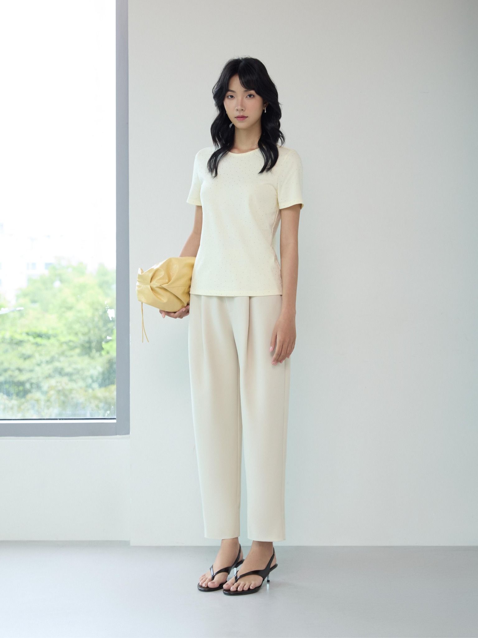  Quần tây dáng baggy | Mauve Baggy pants 