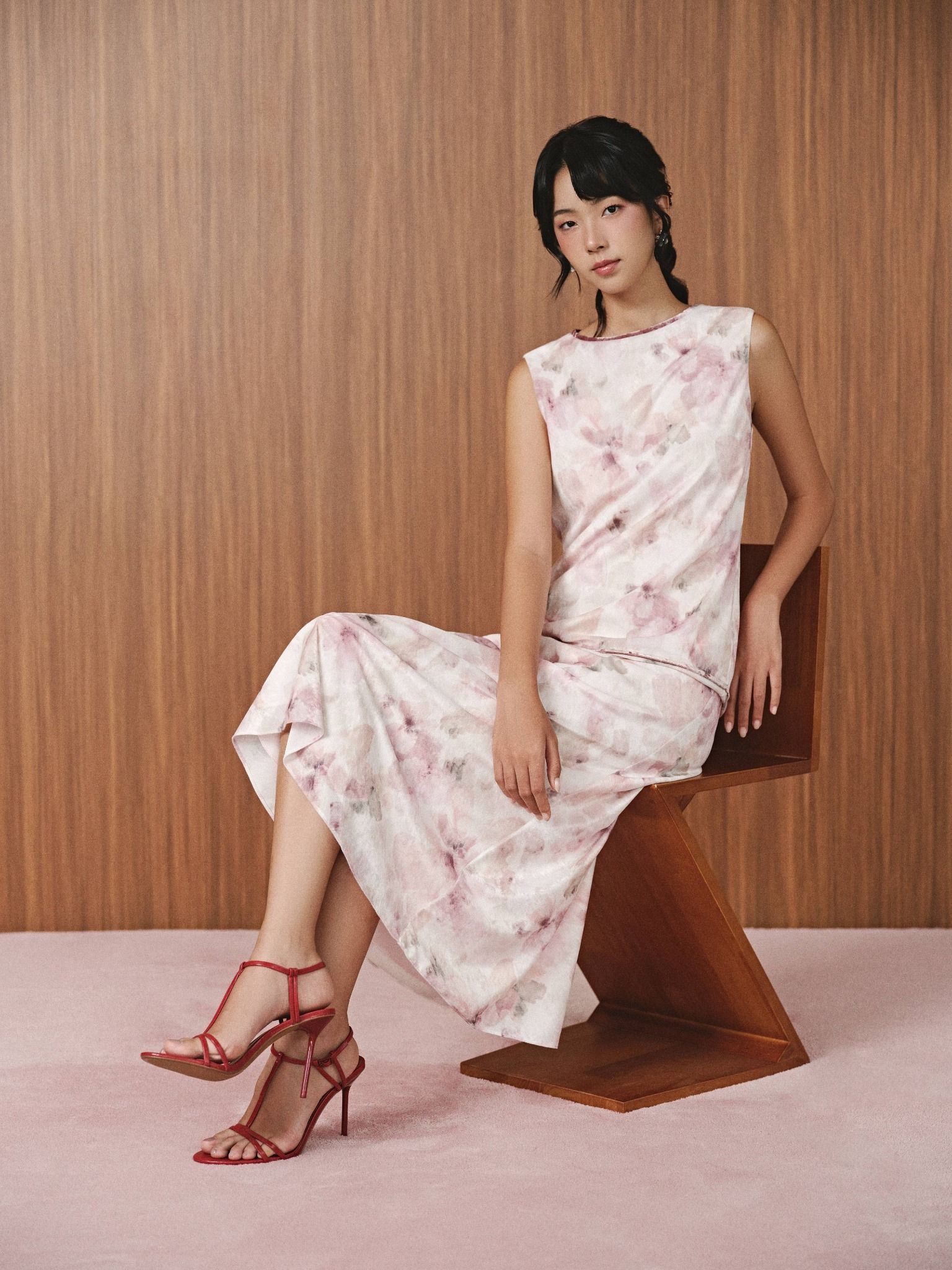  Đầm nhung đuôi cá | Mauve Lady dress 