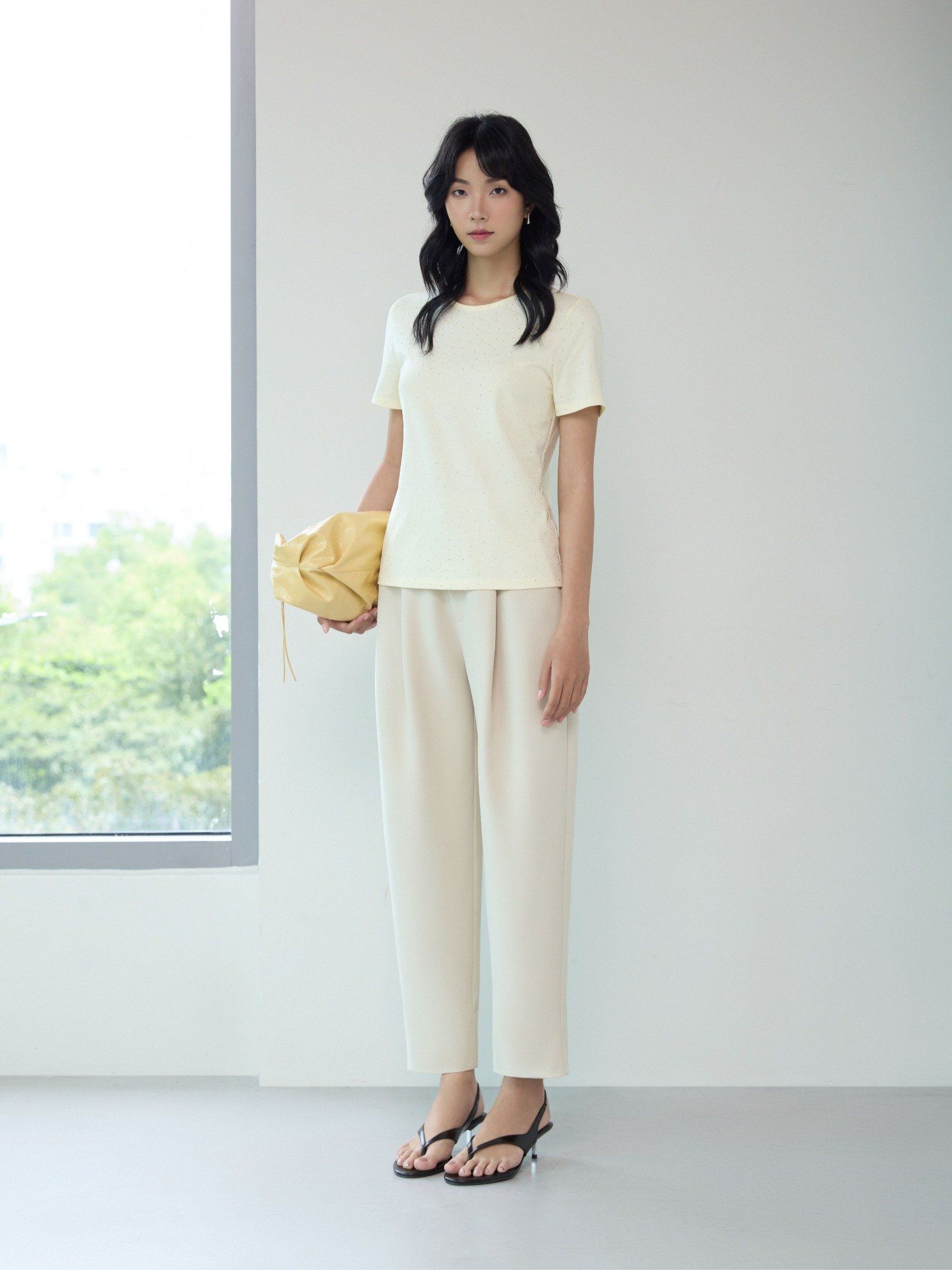  Áo phông đính hạt | Mauve Twinkle tee 