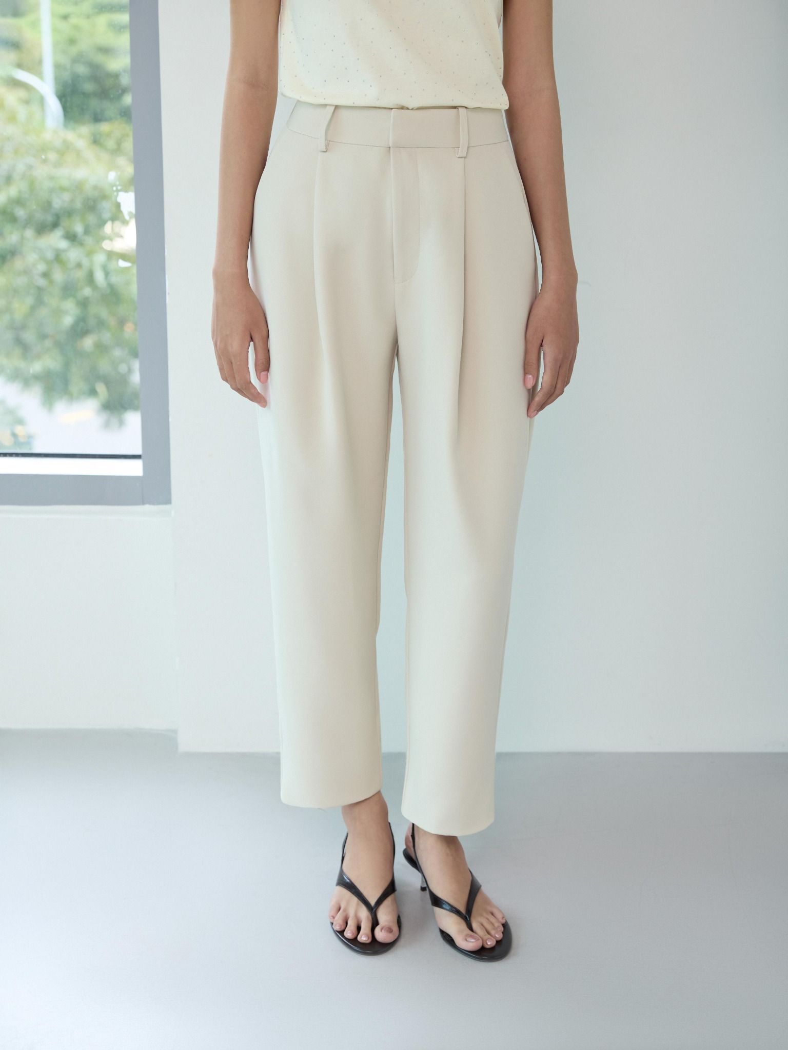  Quần tây dáng baggy | Mauve Baggy pants 