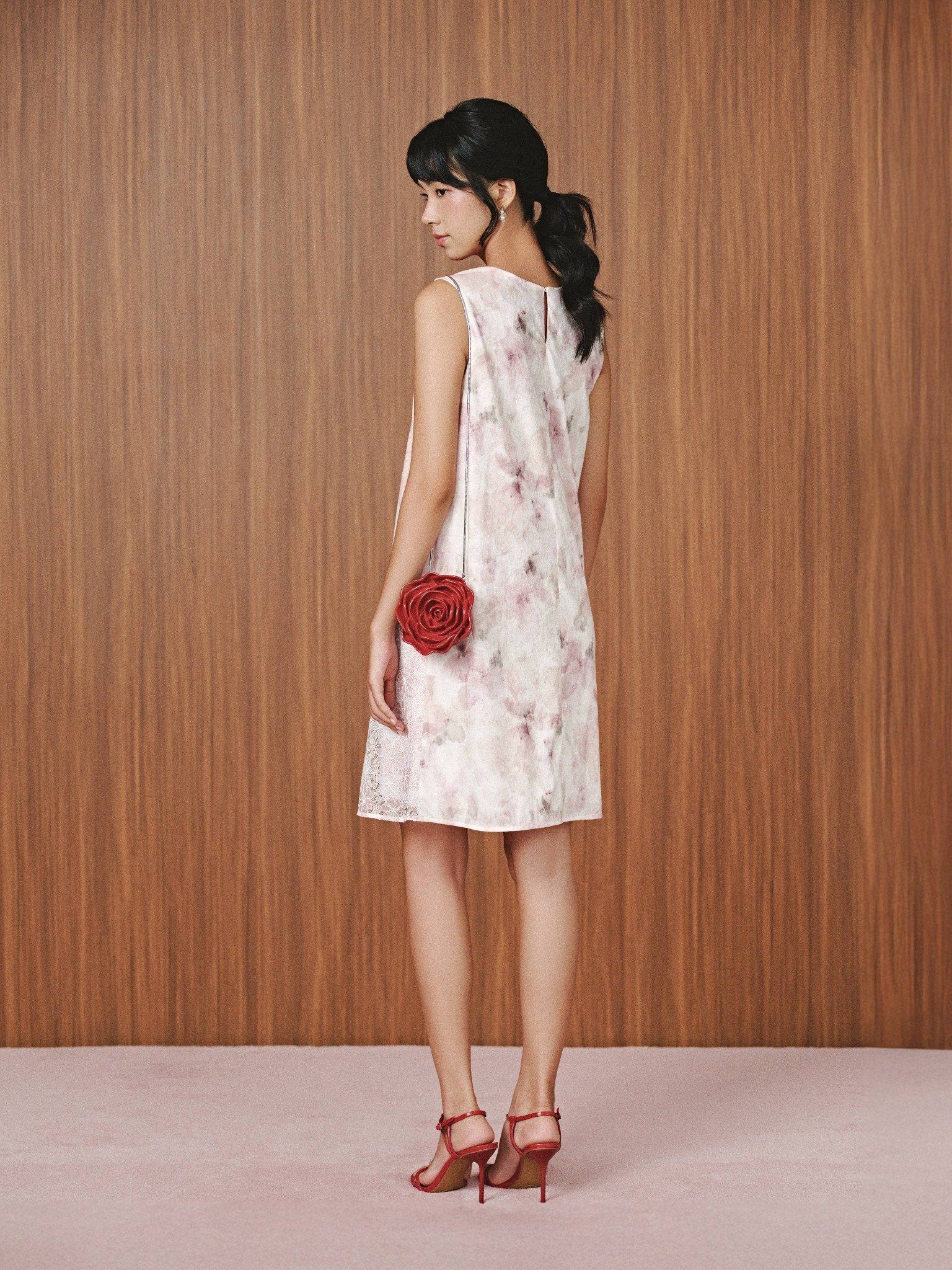  Đầm nhung phối ren | Mauve Mellow dress 