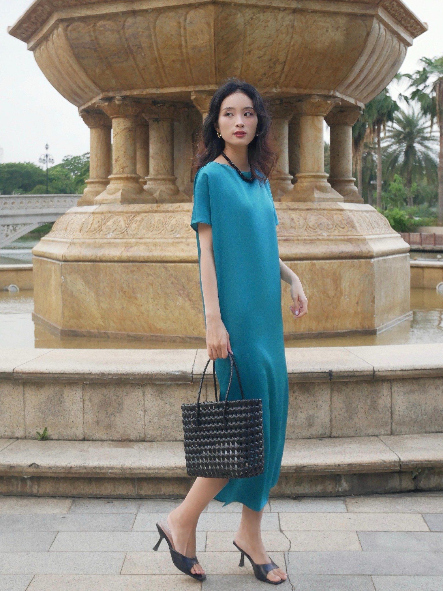  Mauve Signature dress - phiên bản trơn màu nâng cấp 