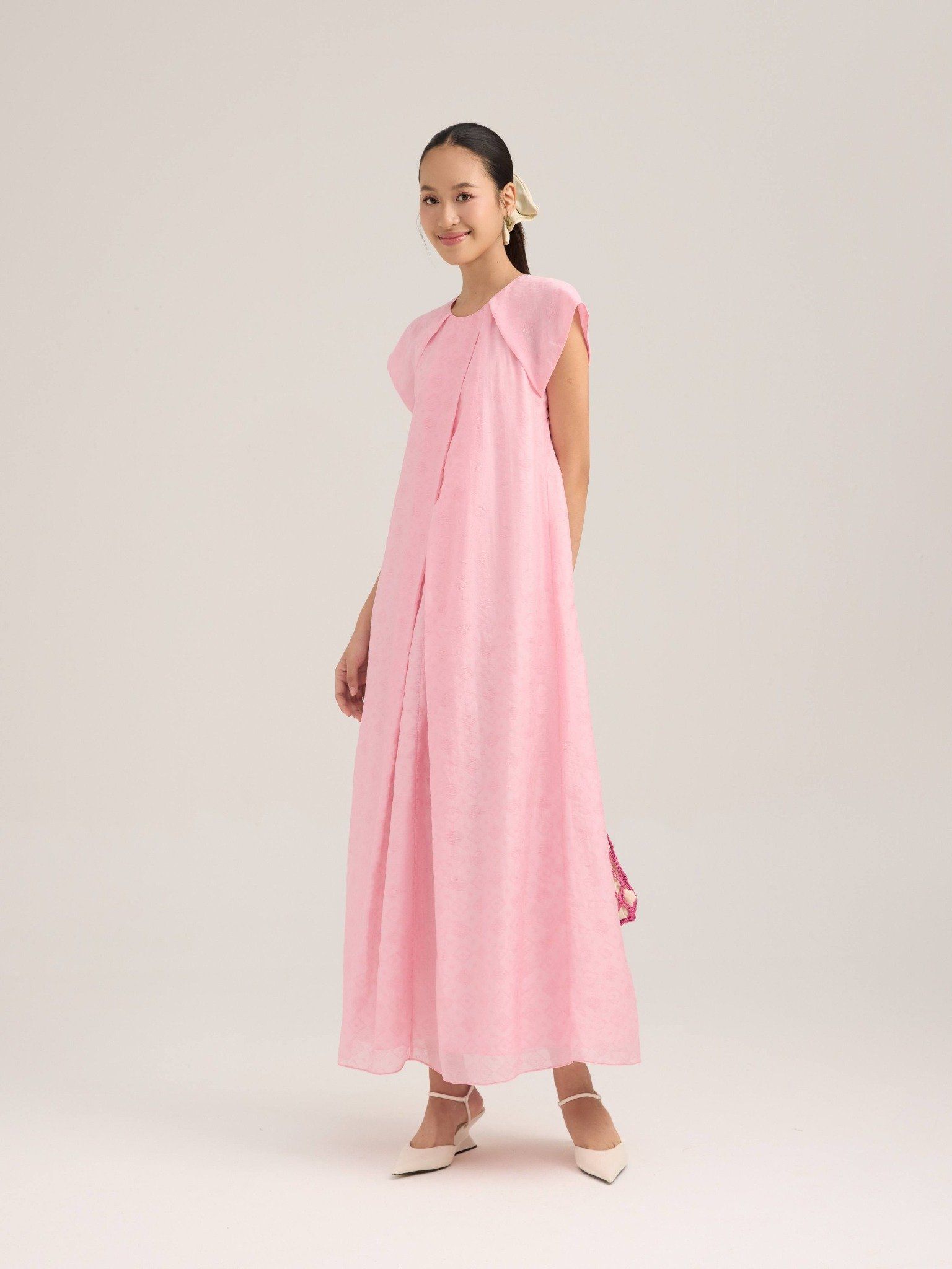  Đầm maxi cotton tơ Mauve A dress 