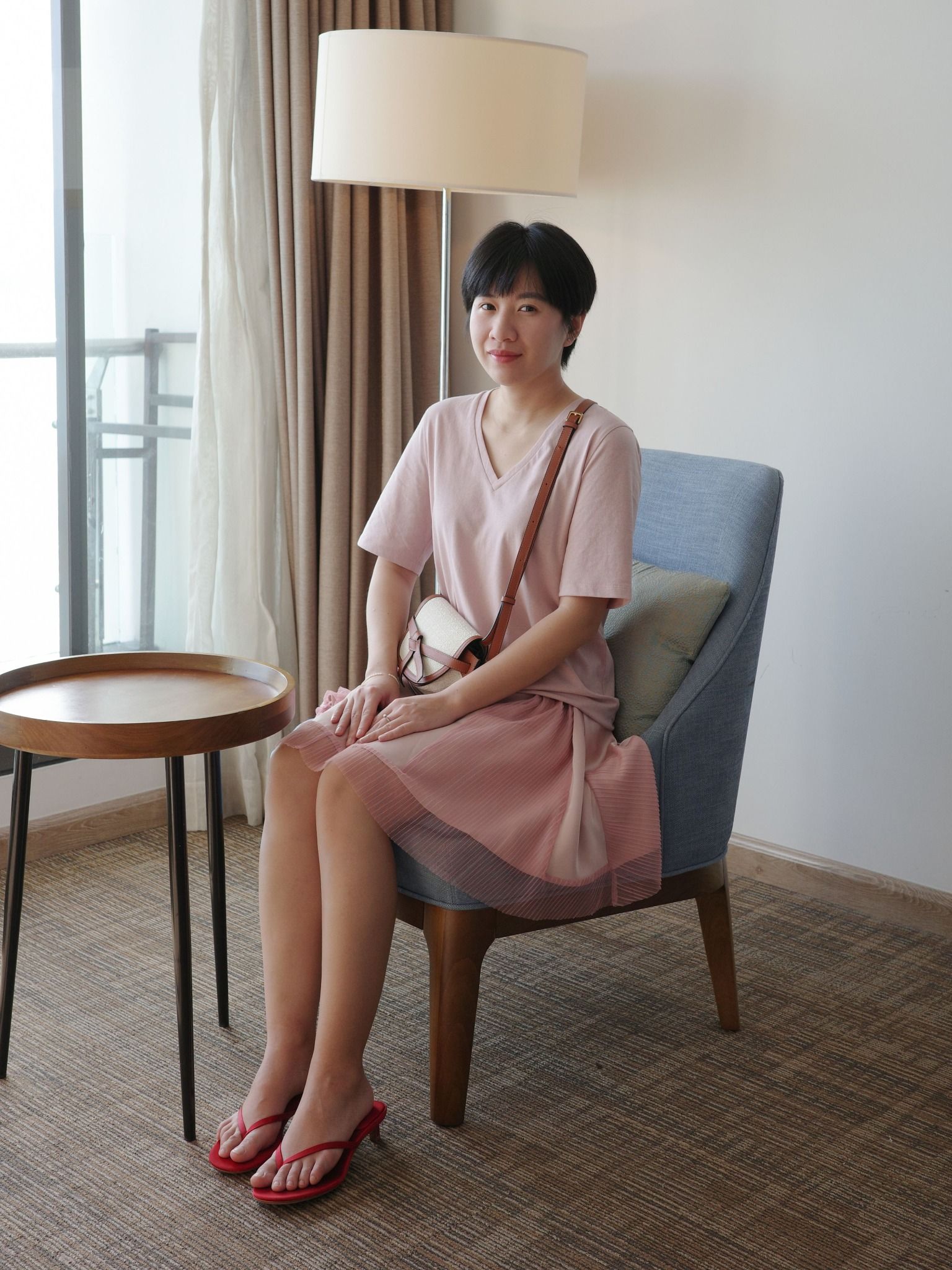  Chân váy lụa phối ren | Mauve Melody skirt 