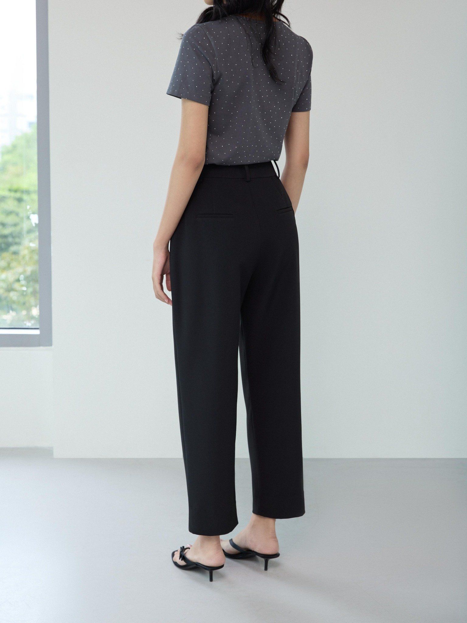  Quần tây dáng baggy | Mauve Baggy pants 