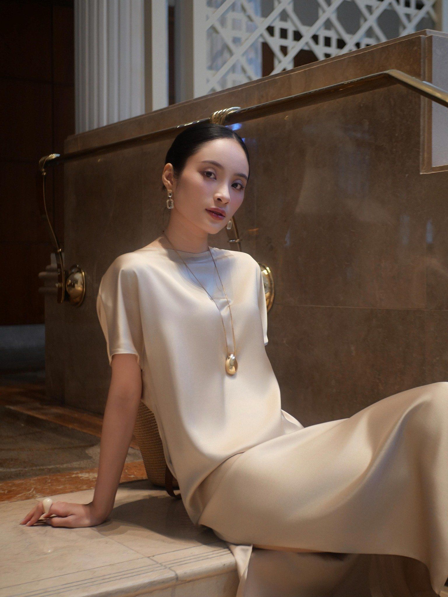  Mauve Signature dress - phiên bản trơn màu nâng cấp 