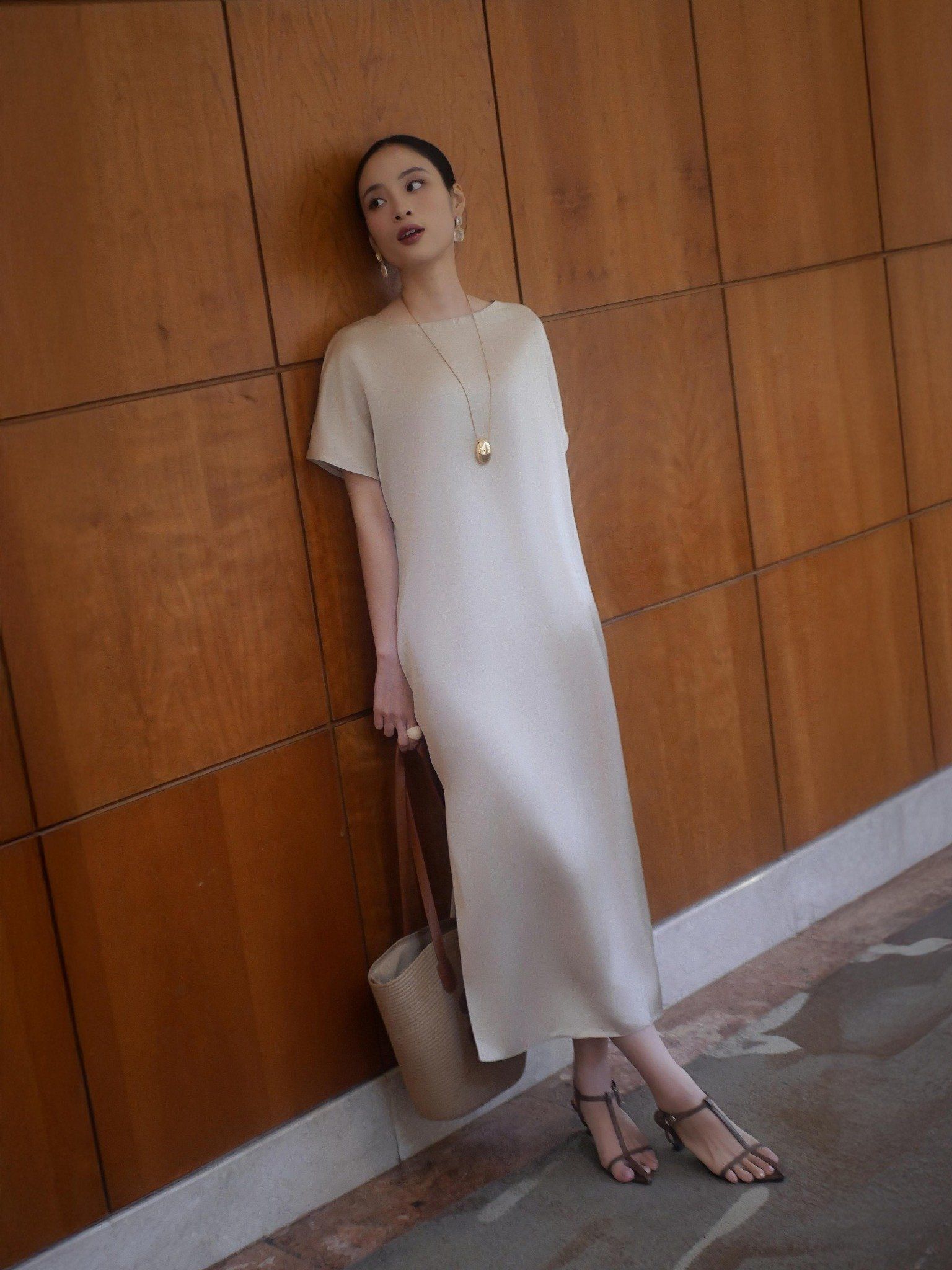  Mauve Signature dress - phiên bản trơn màu nâng cấp 