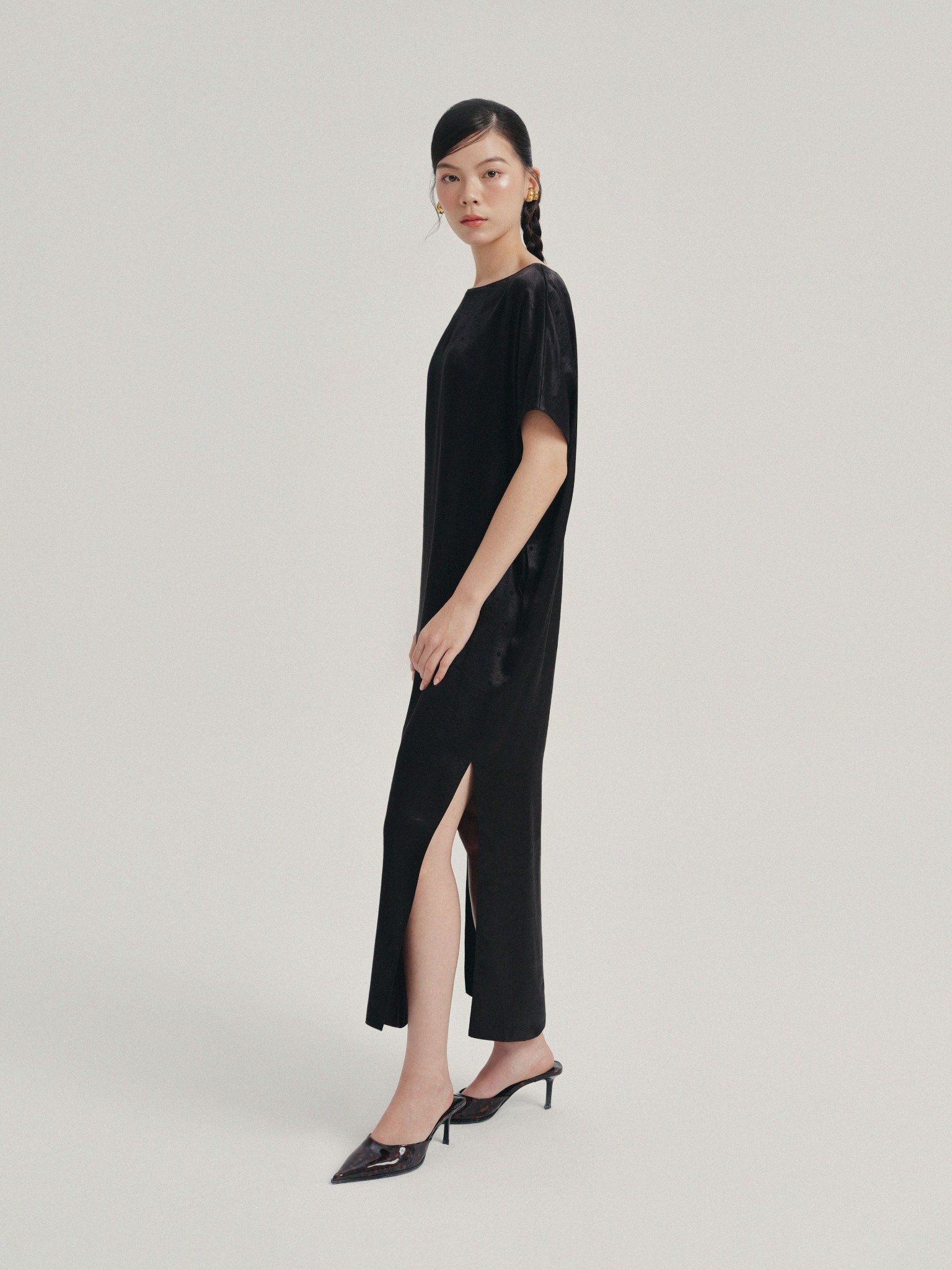  Mauve Signature dress - phiên bản chấm bi 