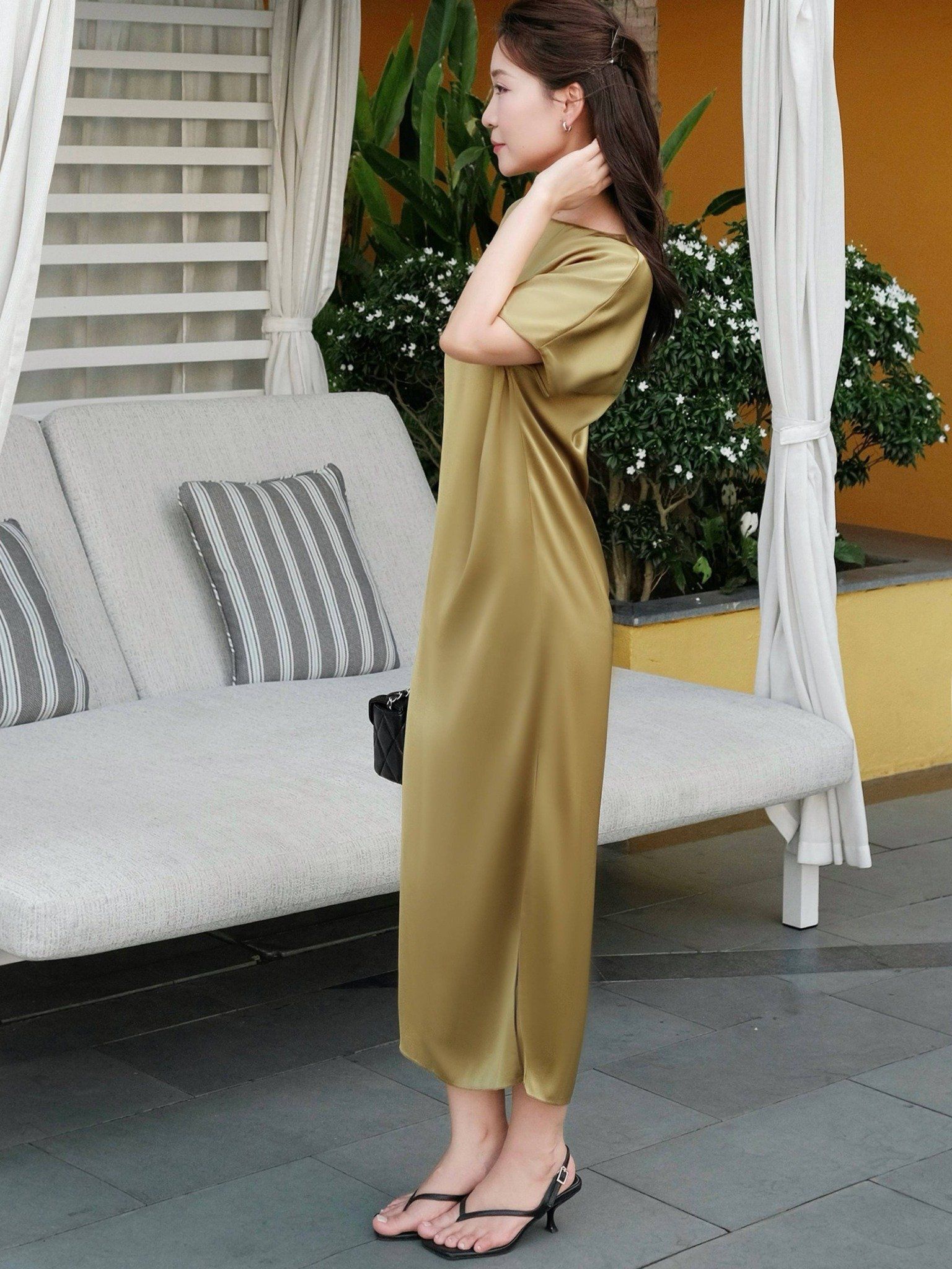  Mauve Signature dress - phiên bản trơn màu nâng cấp 
