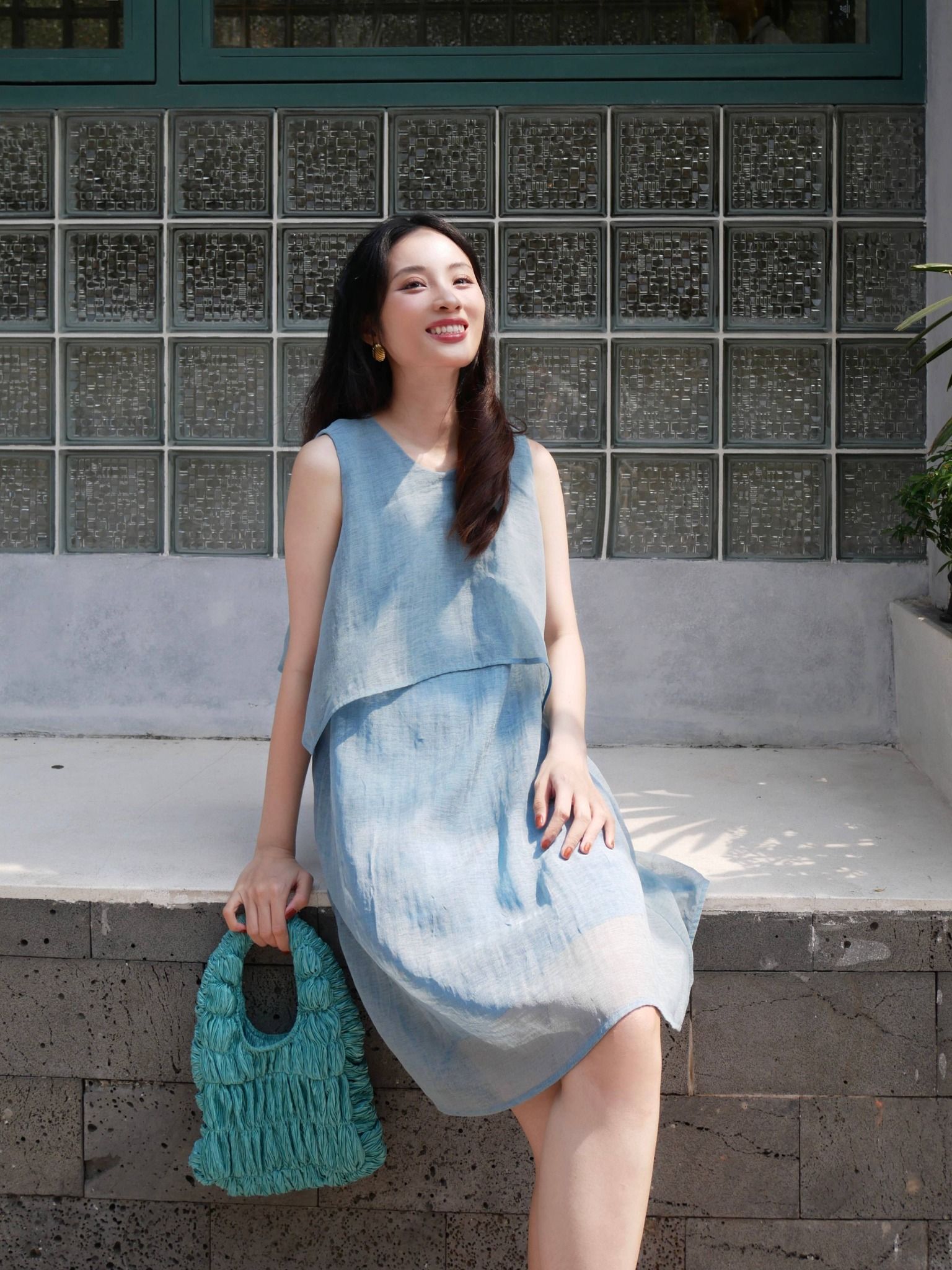  Đầm ngắn 2 tầng | Mauve Layer dress 