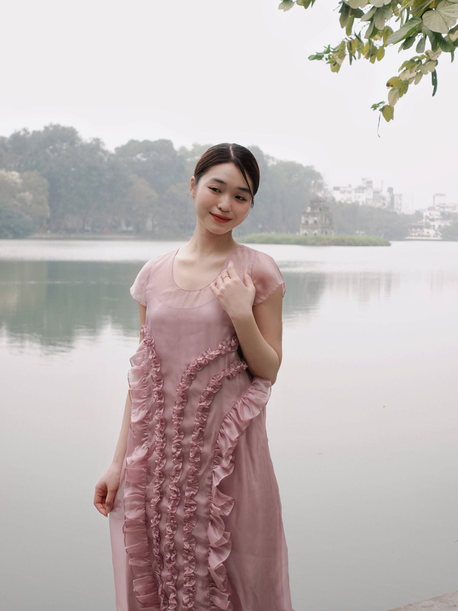  Đầm maxi tơ bèo | Mauve Muse dress 