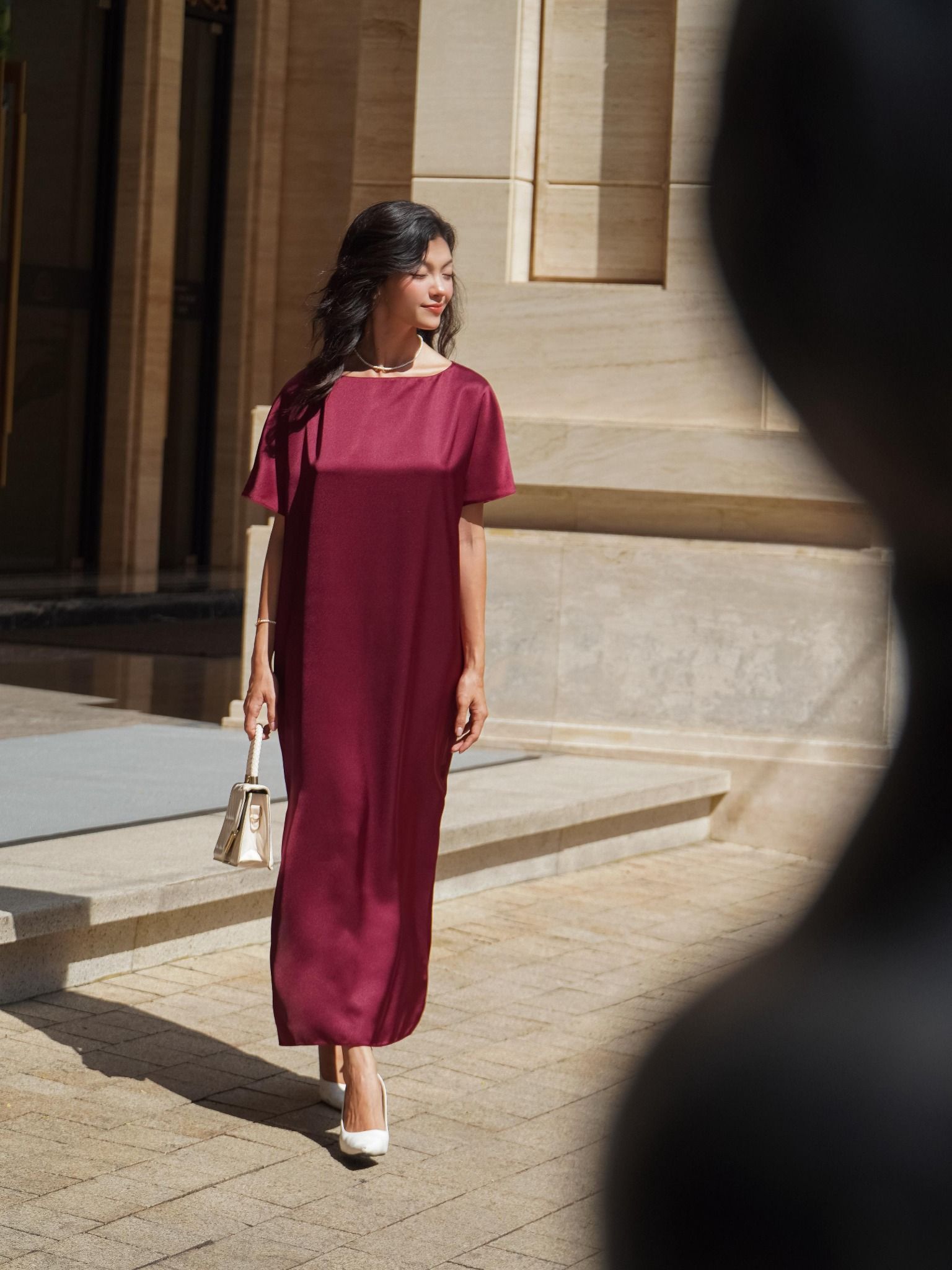  Mauve Signature dress - phiên bản trơn màu nâng cấp 