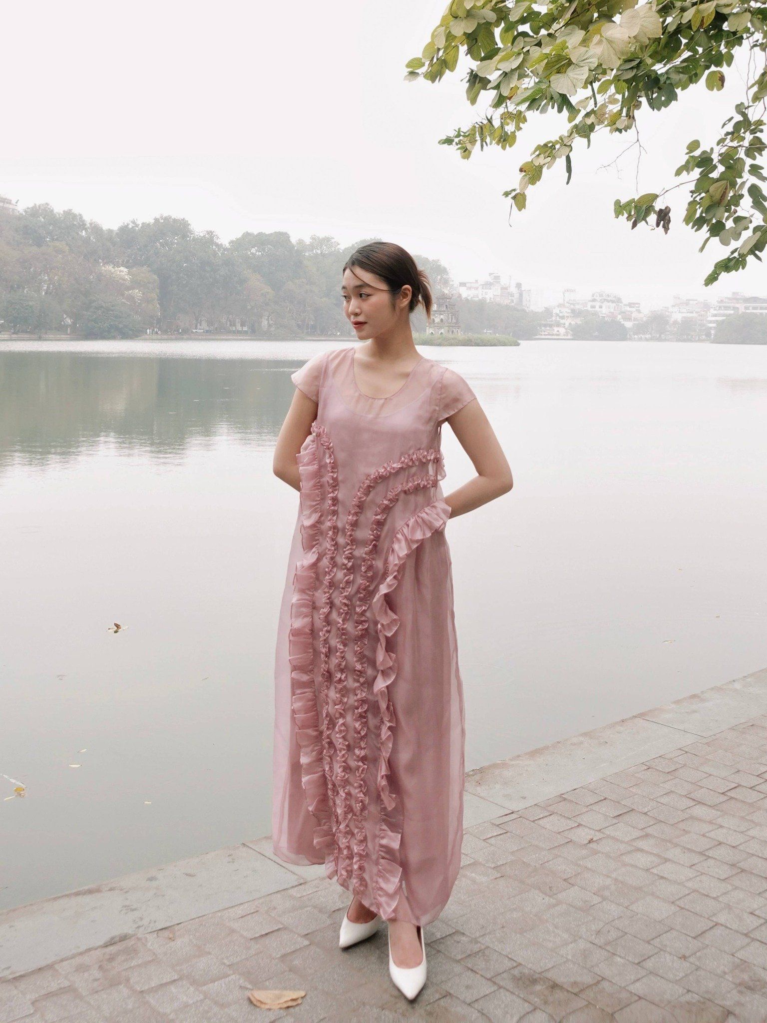  Đầm maxi tơ bèo | Mauve Muse dress 